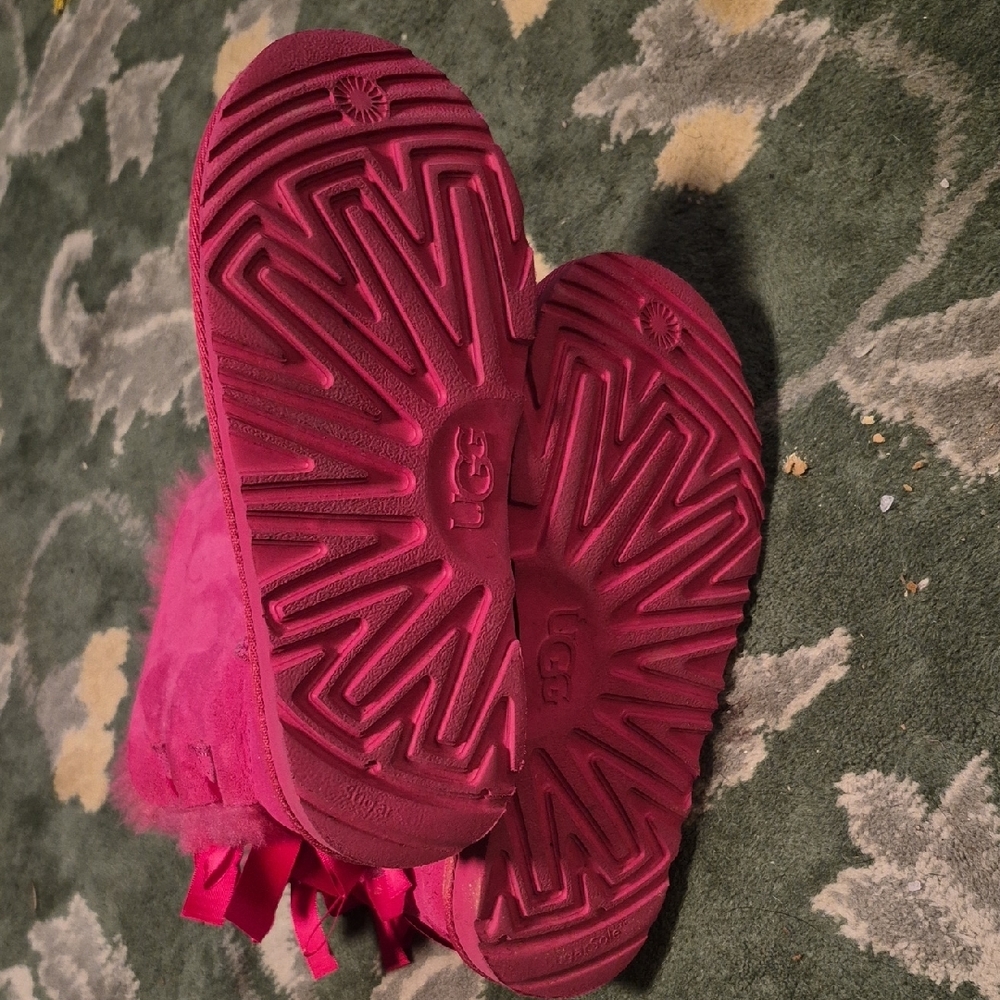 UGG Kids Pink Rain & Snow Boots - Picture 6 of 6